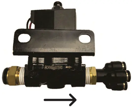 HornBlasters Conductors Special 244 Nightmare Edition Train Horn Kit - air valve 3