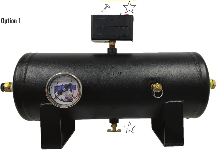 HornBlasters Conductors Special 244 Nightmare Edition Train Horn Kit - assembly 1