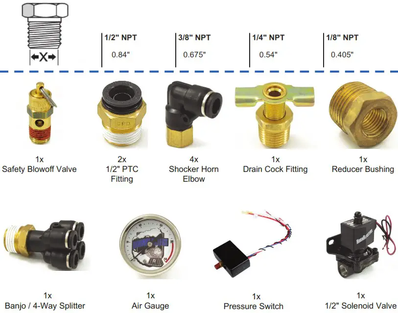 HornBlasters Conductors Special 244 Nightmare Edition Train Horn Kit - icon 2
