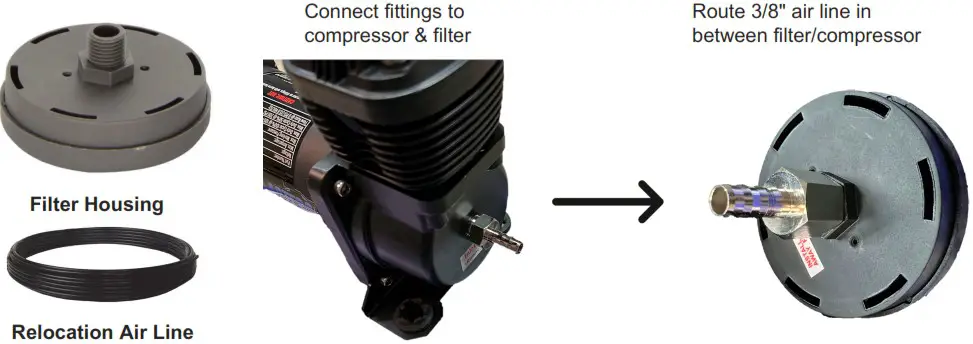HornBlasters Conductors Special 244 Nightmare Edition Train Horn Kit - preparing 7