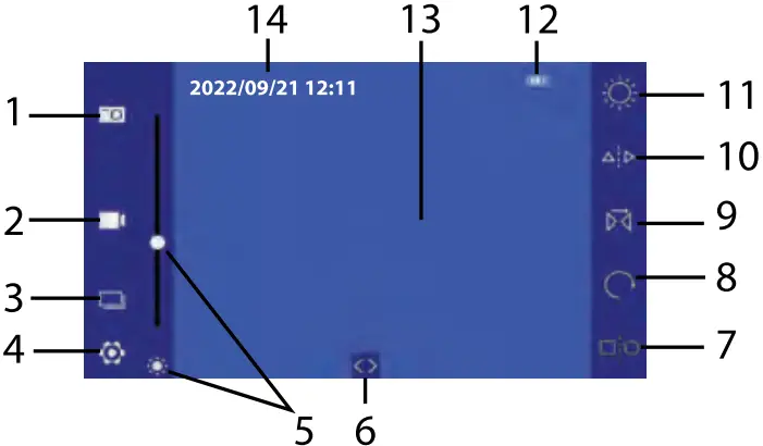 EXTECH HDV700 High Definition VideoScope Kit - Touch-screen display