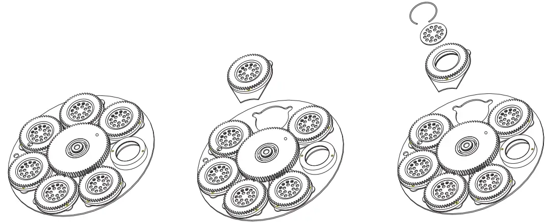 eurolite 00129592 LED TMH-S90 Moving Head Spot - fixation-ring