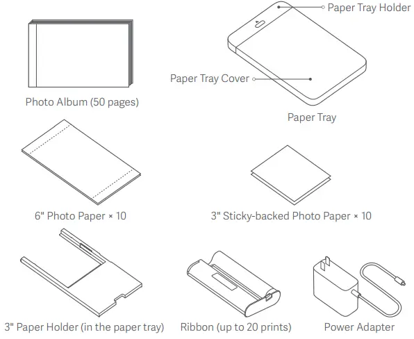 xiaomi ZPDYJ03HT Instant Photo Printer 1S Set-fig3