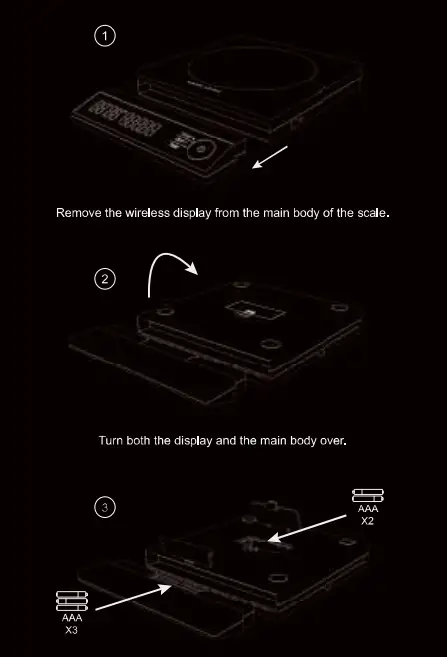 HOME HERO RHHKA0013 Food Scale with Timer - battery