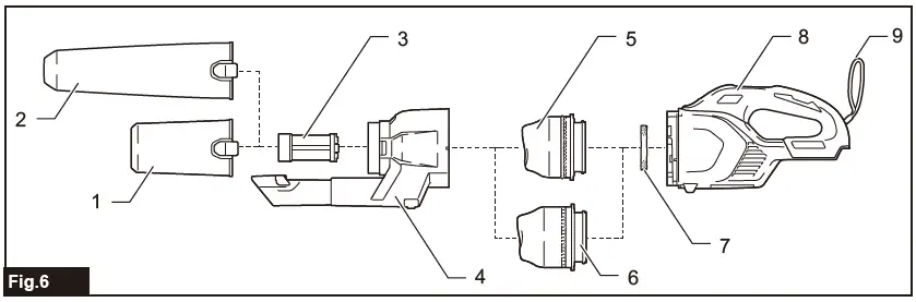 makita-DCL286F-Cordless-Cleaner-fig-6