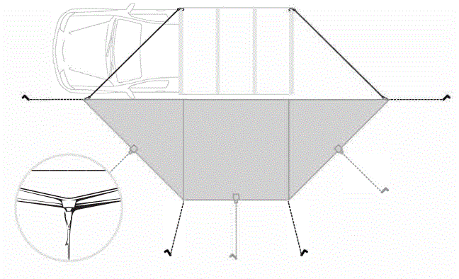BODY-ARMOR-4x4-20025-Sky-Ridge-180XL-Awning-with-Mounting-Brackets-fig-8