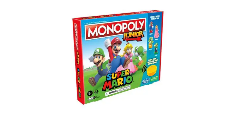 Hasbro F4817 Monopoly Junior Super Mario Edition Board Game Instructions