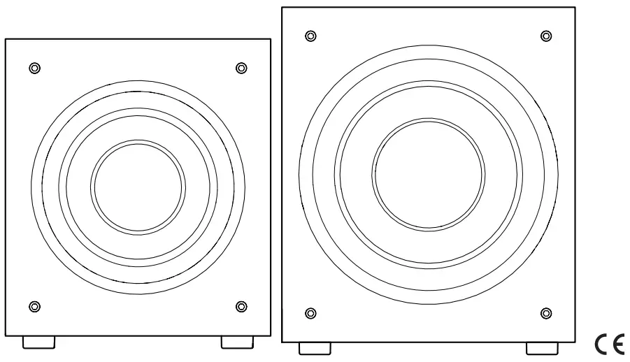 jamo C 910 SUB Subwoofer - amplifier 1