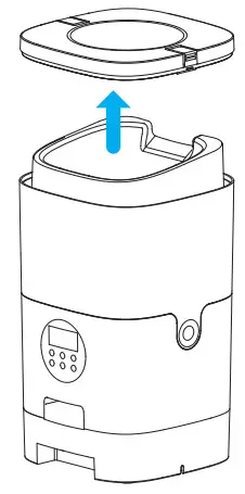 PETLIBRO PL-AF001-01W Stainless Steel 4L Automatic Dog and Cat Feeder -