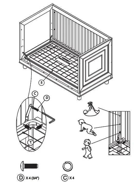 evolur-874-Art-Deco-Crib-FIG-8