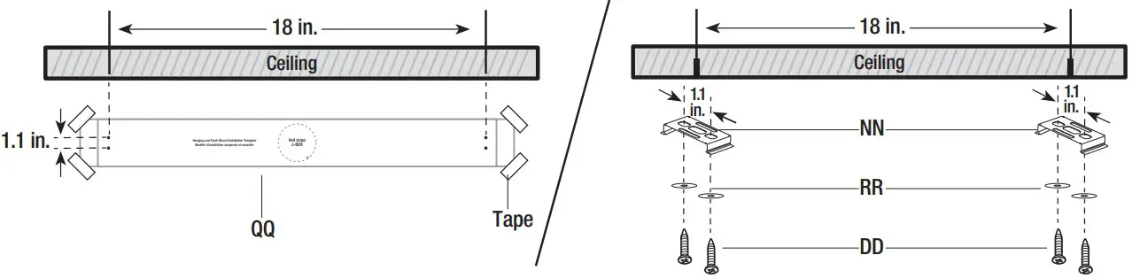 Flush Mount Plug-In Installation