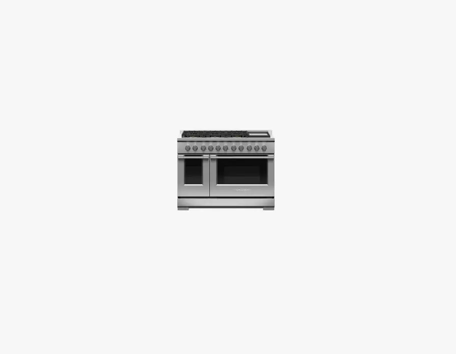 Fisher Paykel Rgv3-486gd-l 48 Inch 6 Burners Gas Range With Griddle User Guide