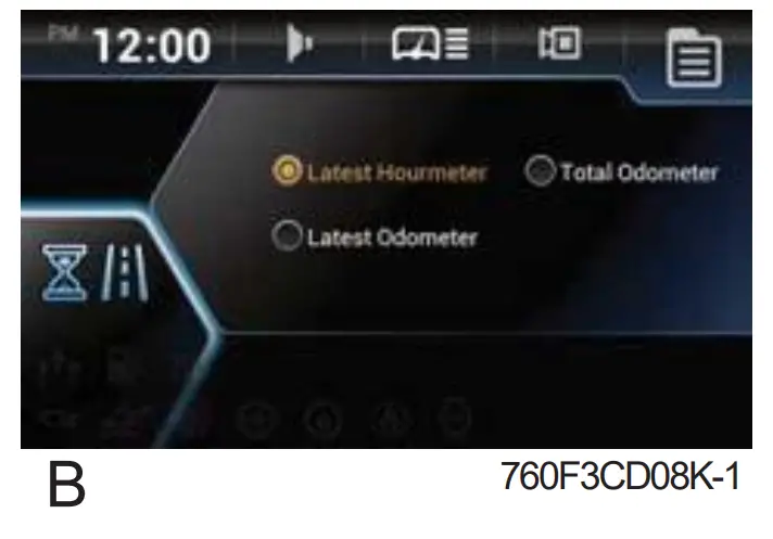 Change display information