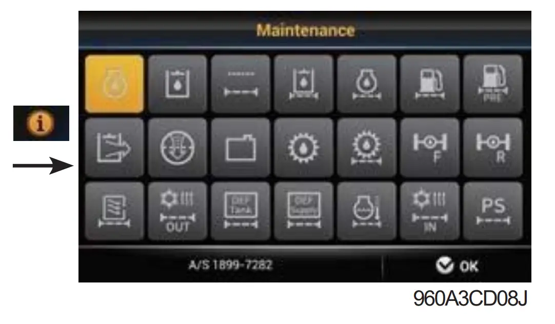 Fault and maintenance warning