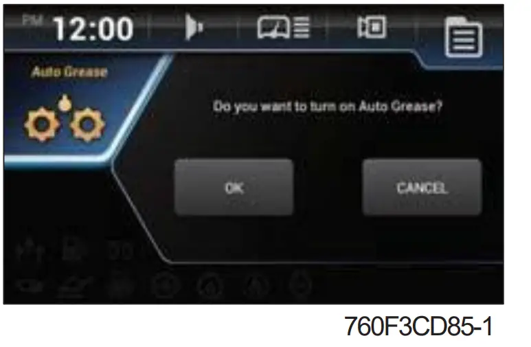 )Central grease lubrication switch (option)