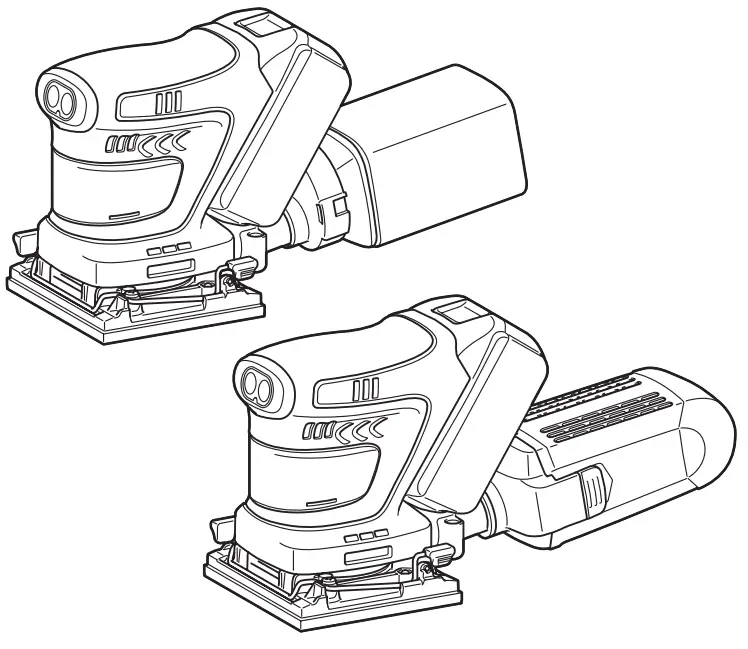 makita DBO484 Cordless Finishing Sander