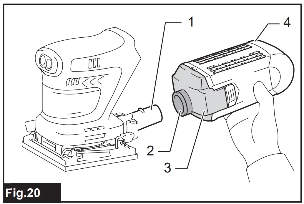 Installing and removing dust box