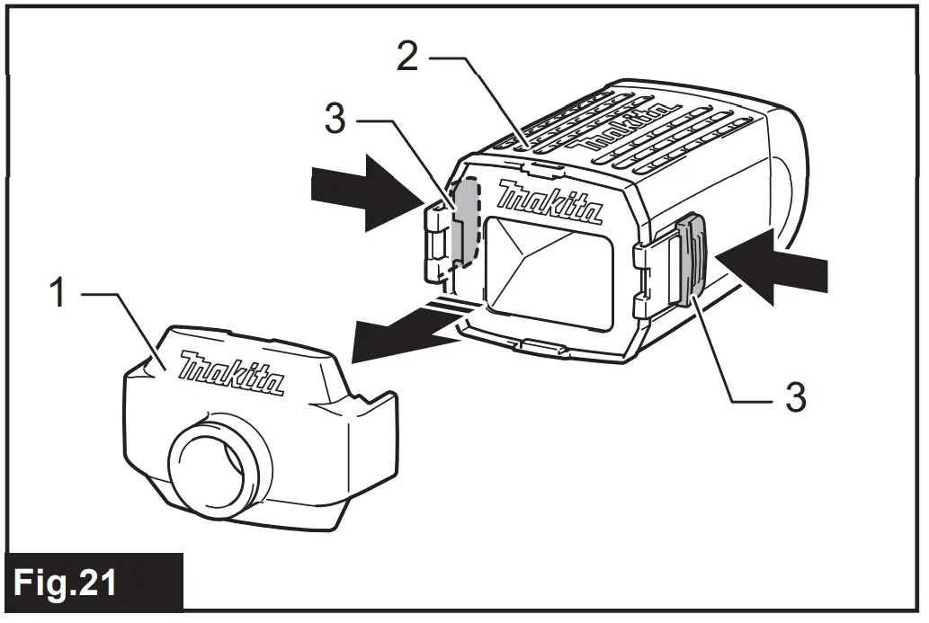 Installing and removing dust box