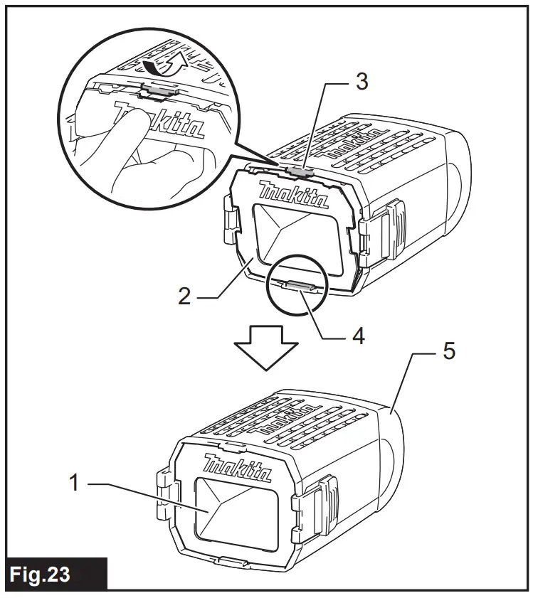 Installing and removing dust box