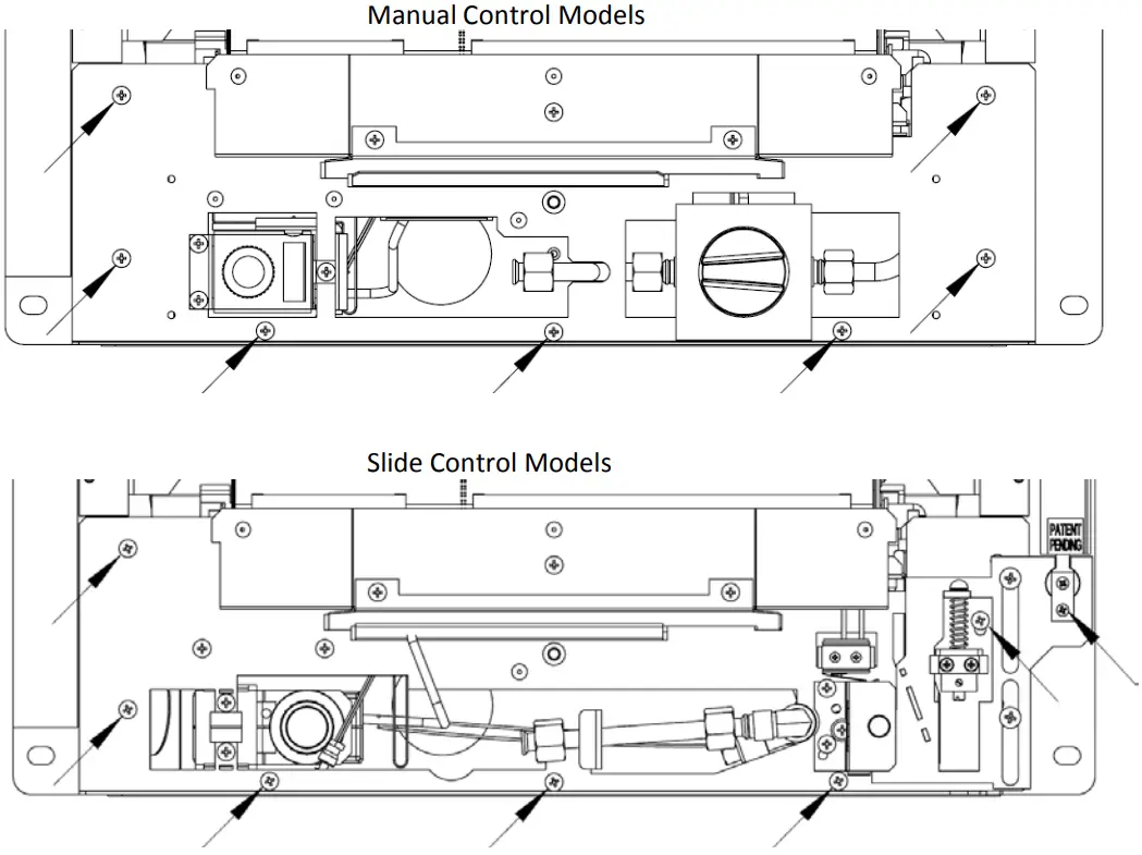 bemodern BM 02XXX1 MANUAL Flare Collection Inset Gas fires - Control Models