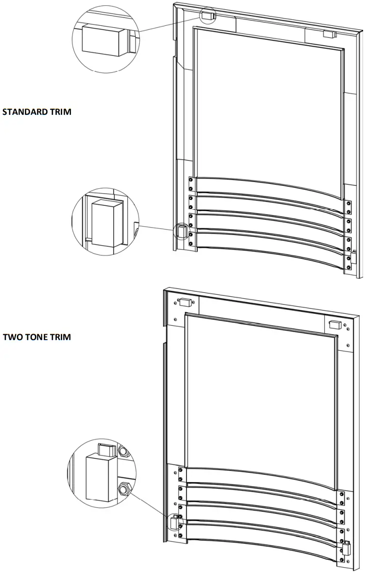 bemodern BM 02XXX1 MANUAL Flare Collection Inset Gas fires - Fit Trim