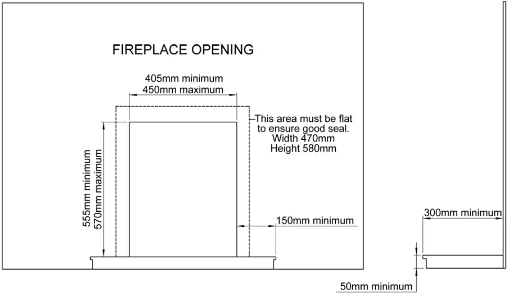 bemodern BM 02XXX1 MANUAL Flare Collection Inset Gas fires
