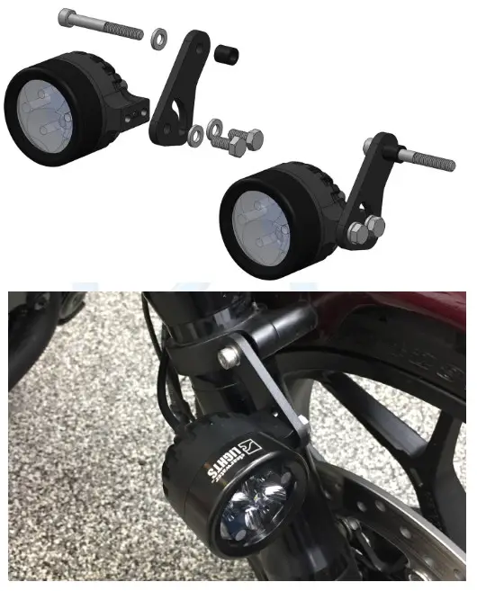 clearwater LIGHTS 2021 Plus Honda Rebel 1100 Darla LED Light Kit - Fig3