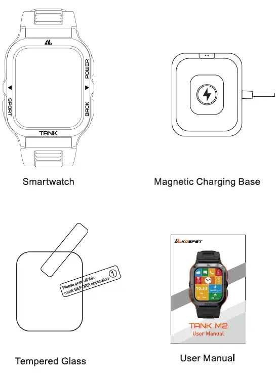 KOSPET-TANK-M2-Smart-Watch-FIG-1