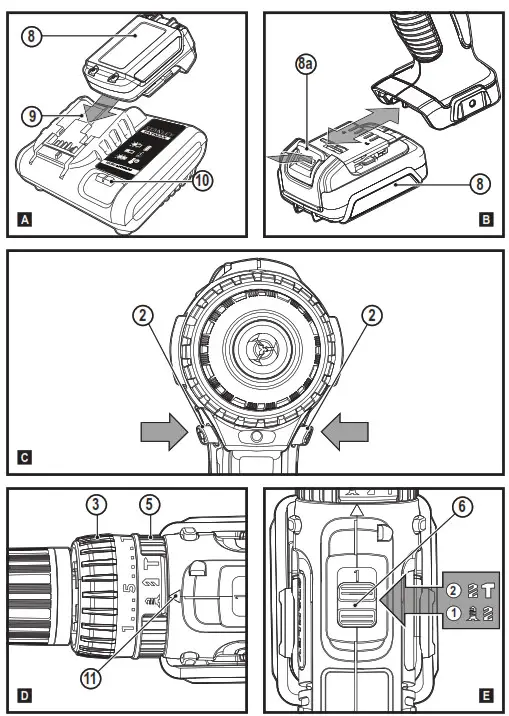 STANLEY FMC021S2-QW Fatmax Cordless Combi Drill - Fig1