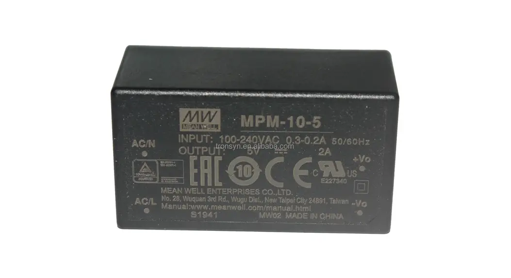 Mean Well Mpm-10 Series 10w High Reliable Green Medical Encapsulated Type Instruction Manual Mean Well Mpm-10 Series 10w High Reliable Green Medical Encapsulated Type Instruction Manual