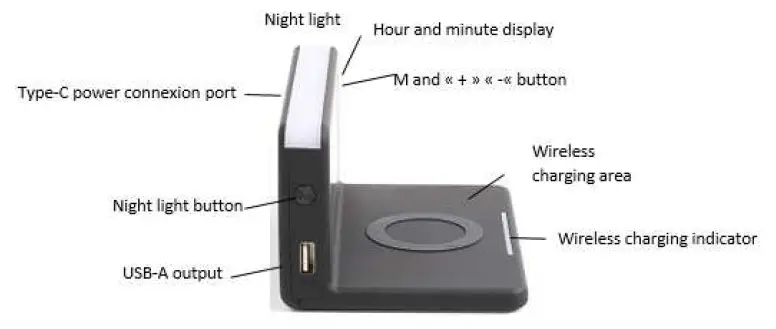 Livoo-TEA263-Alarm-Clock-Wireless-Charger-Fast-Charge-FIG-1