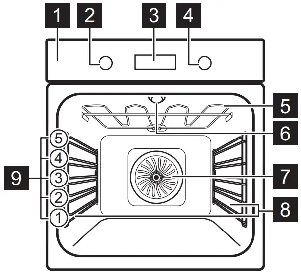 AEG BD431PB Microwave Oven - overview