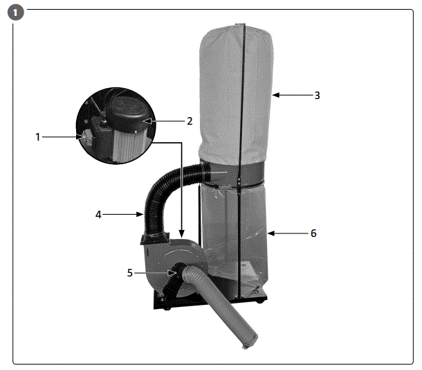 MEEC-TOOLS-DC2001-Dust-Collector-fig-4