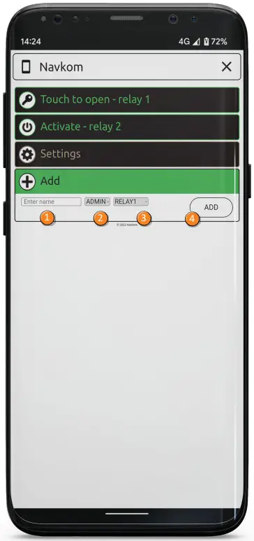 Navkom R7 Door Profile Built In Control Unit - ADDING PEOPLE