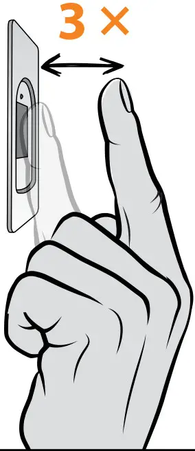 Navkom R7 Door Profile Built In Control Unit - ADMINISTRATOR FINGERPRINTS 1