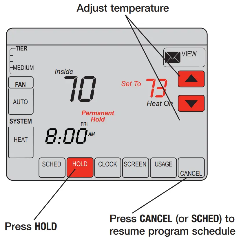 Program Schedule Override (Permanent)