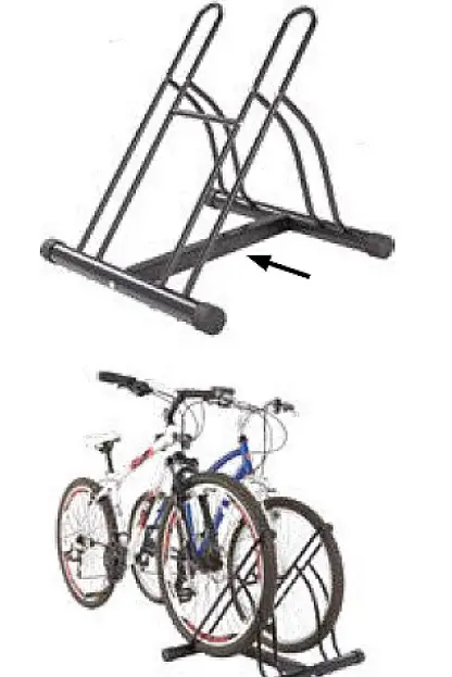 toboli 62832 Floor-Mounted 2-Bike Rack-fig-11