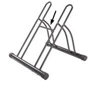 toboli 62832 Floor-Mounted 2-Bike Rack-fig-5