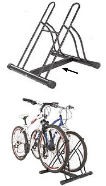 toboli 62832 Floor-Mounted 2-Bike Rack-fig-6