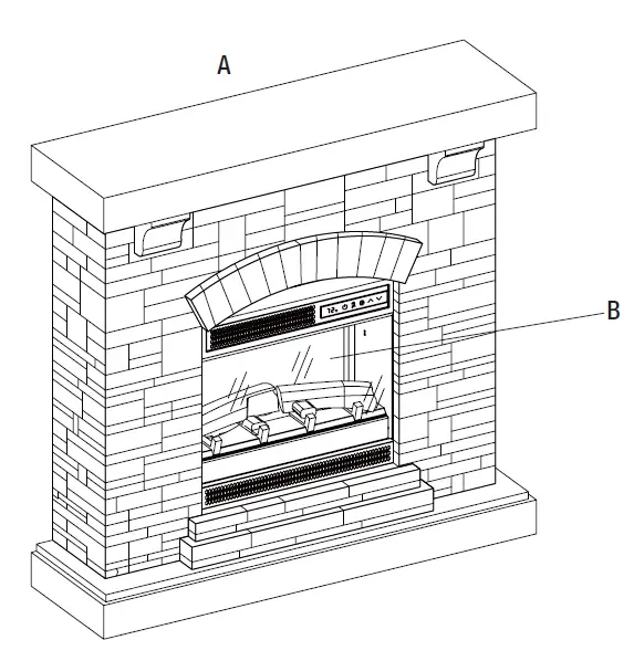 StyleWell 1007519793 Pembroke Electric Fireplace-fig-5