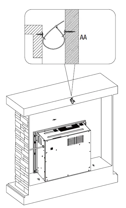 StyleWell 1007519793 Pembroke Electric Fireplace-fig-8