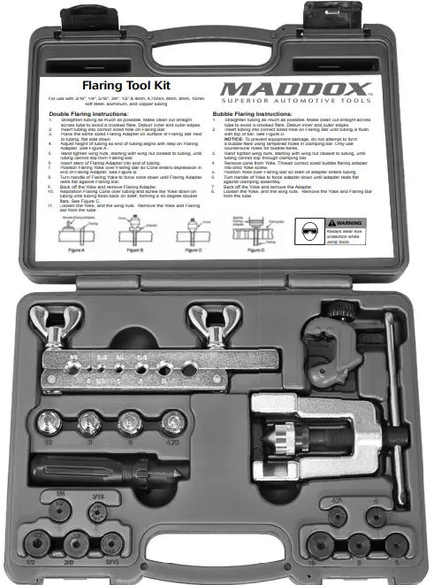 MADDOX 1721C-B Flaring Tool Kit
