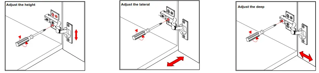 CASAINC CA100 36 C DB Single Sink Bath Vanity  - HINGE
