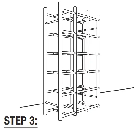 BIN WAREHOUSE 65005 18 Filebox Storage Rack - Assambly12