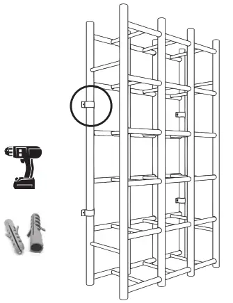 BIN WAREHOUSE 65005 18 Filebox Storage Rack - Assambly17