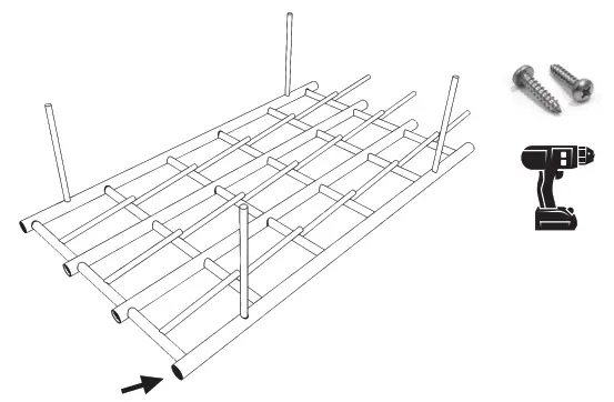 BIN WAREHOUSE 65005 18 Filebox Storage Rack - Assambly9