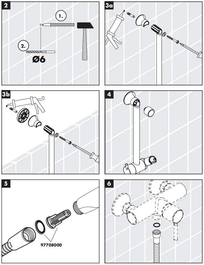 hansgrohe CROMA Classic 100 Shower Set - fig 2