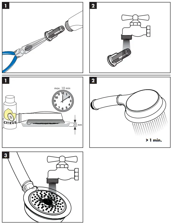 hansgrohe CROMA Classic 100 Shower Set - fig 9