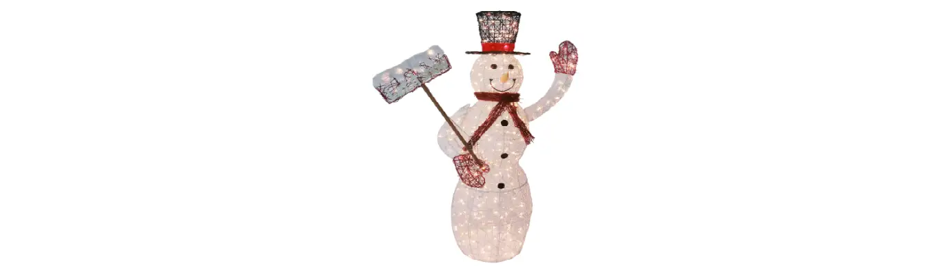 Veikous Hp1001-15pk-1 Outdoor Lighted Snowman Christmas Yard Decorations Instruction Manual