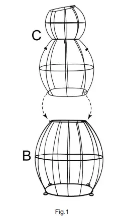 VEIKOUS-HP1001-15PK-1-Outdoor-Lighted-Snowman-Christmas-Yard-Decorations-fig-2